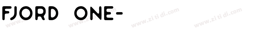 Fjord One字体转换